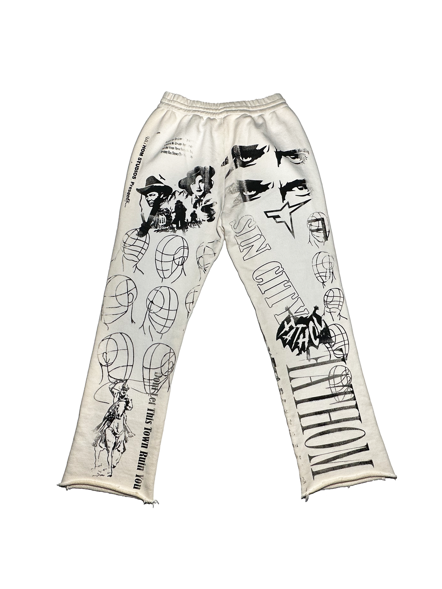 All Over Print Sweatpant Ivory